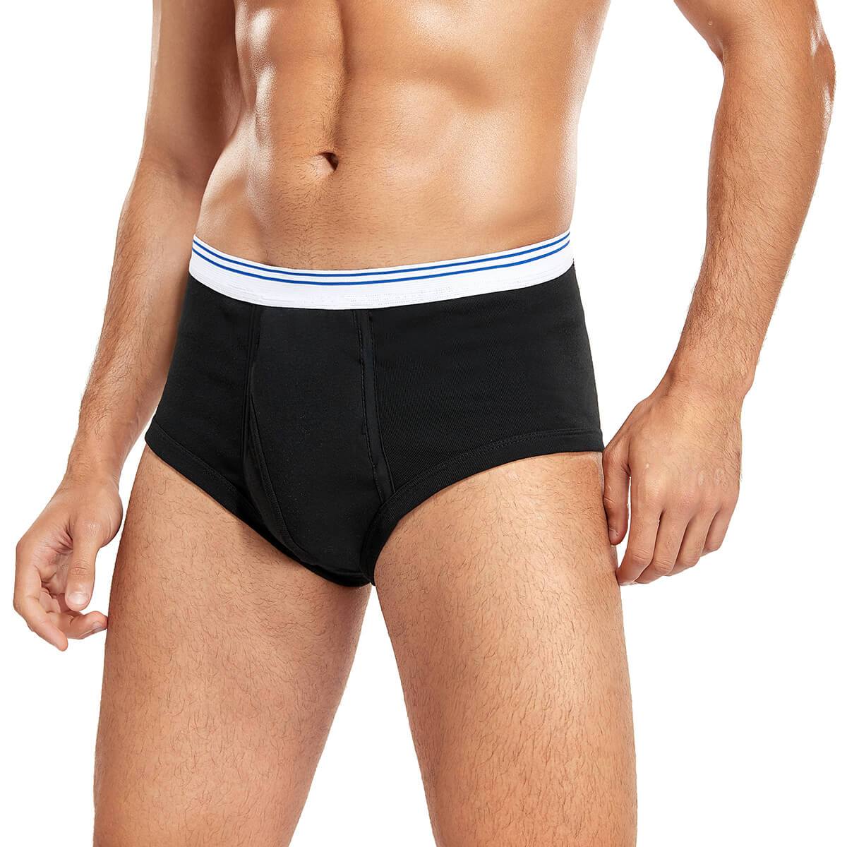Men's Washable Incontinence Briefs with Fly - M65 - Image 10