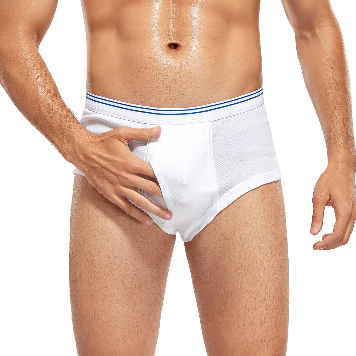 Men's Washable Incontinence Briefs with Fly - M65 - Image 11