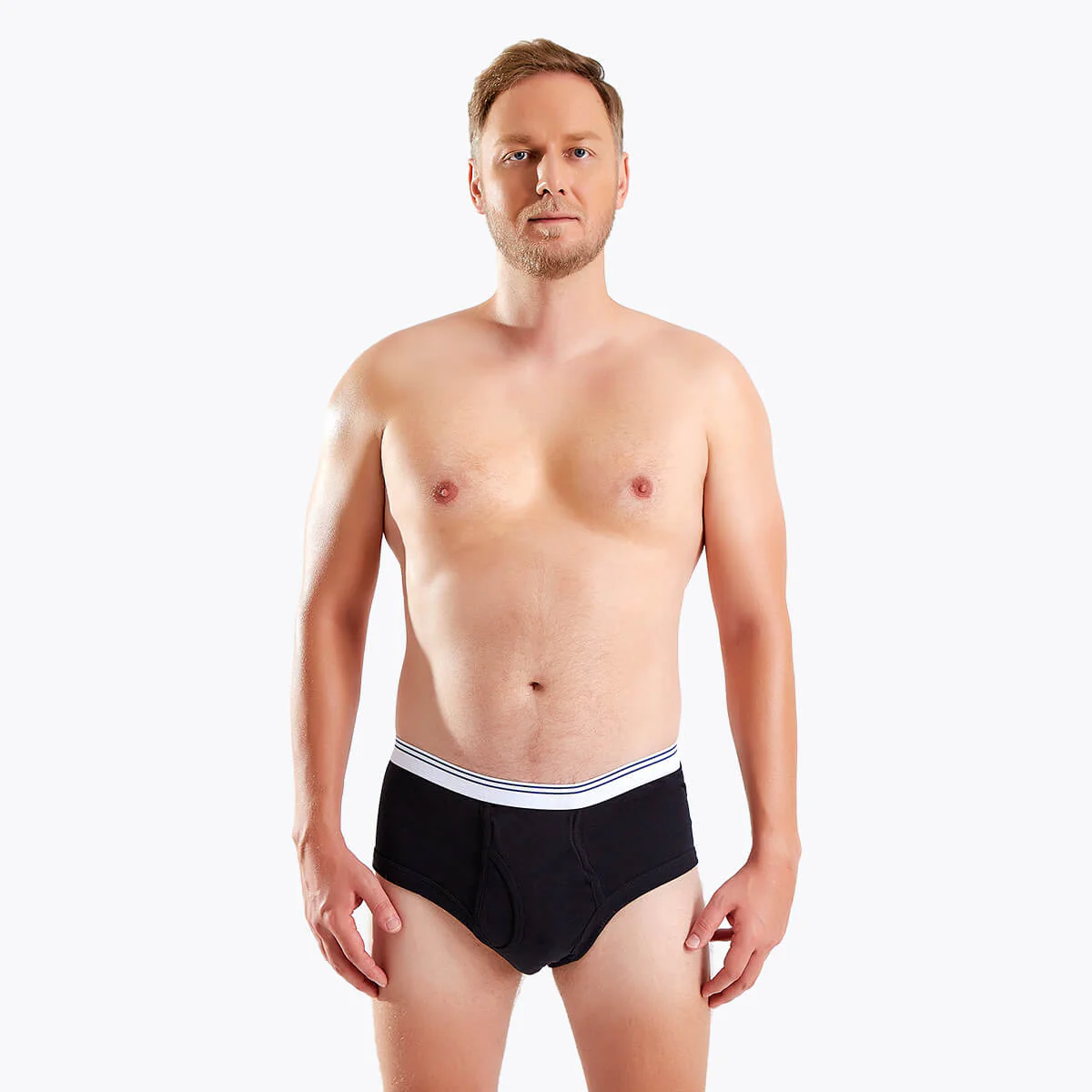 Men's Washable Incontinence Briefs with Fly - M65 - Image 8