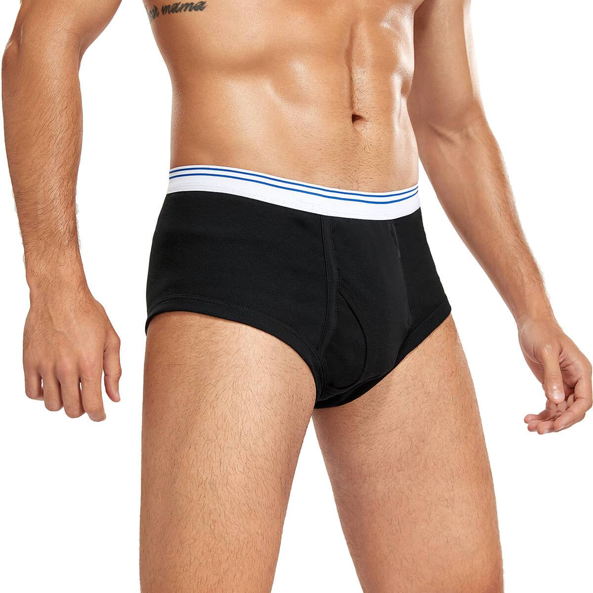 6-Pack Leakproof Incontinence Briefs with Fly - M65 - Image 8