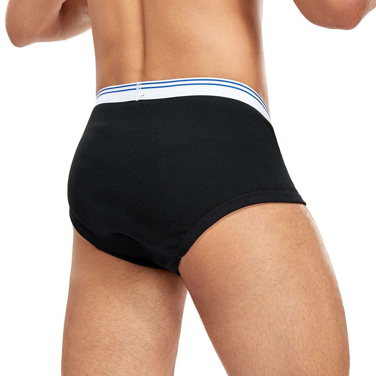 6-Pack Leakproof Incontinence Briefs with Fly - M65 - Image 9