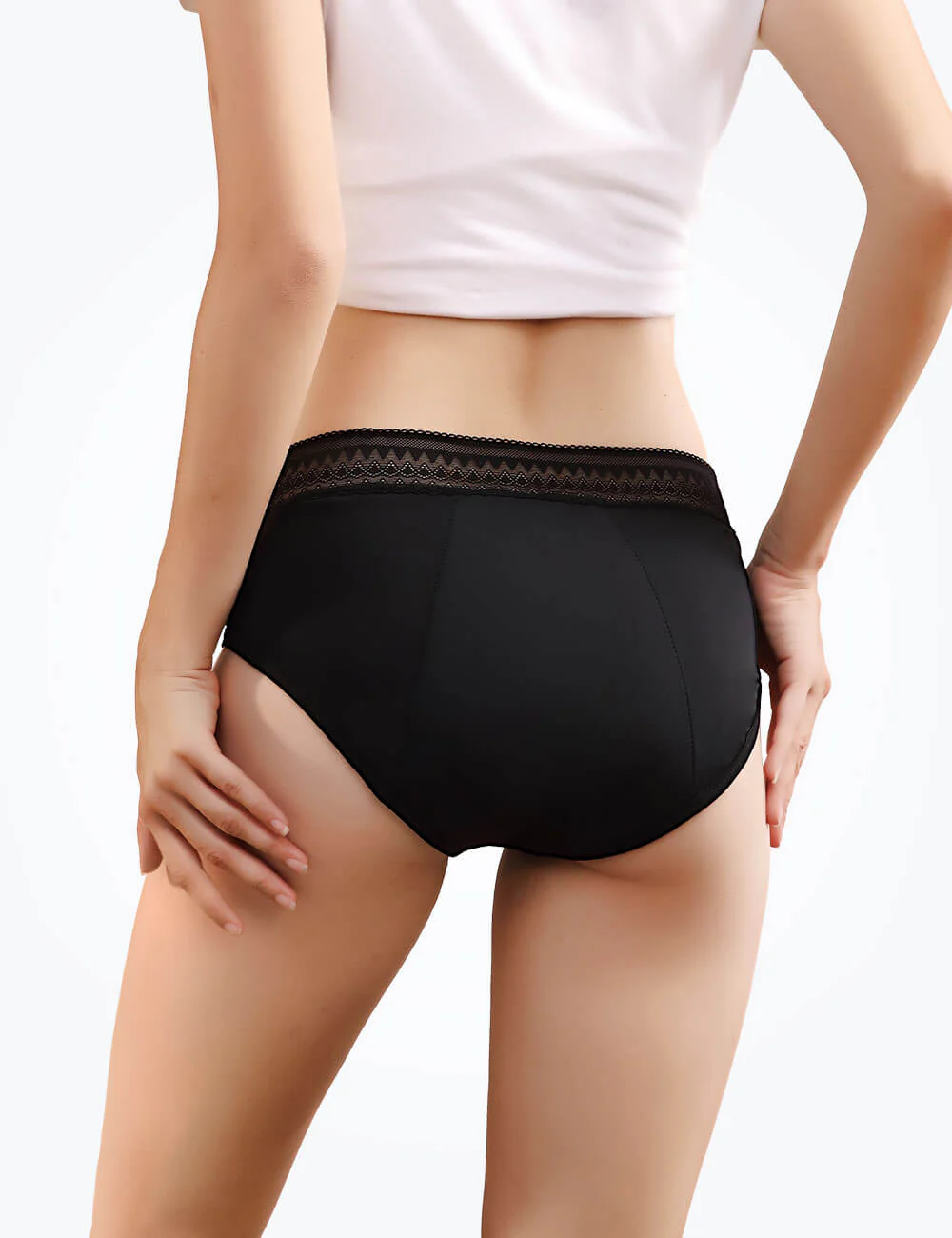 Lace Midi Briefs for Pee Proof or Period - P18 - Image 3