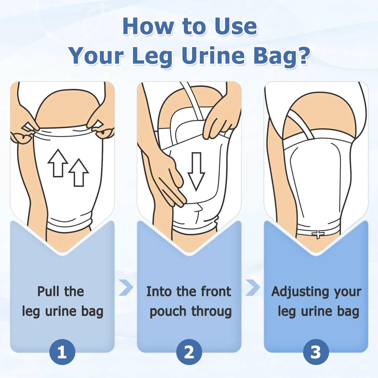 2-Pack Washable Catheter Leg Holder - Image 10